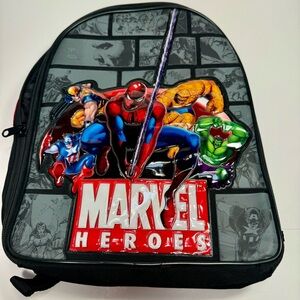 NWOT. Marvel kids Backpack Super Heroes Marvel apporx. 10”L x 12”H x 2”W.